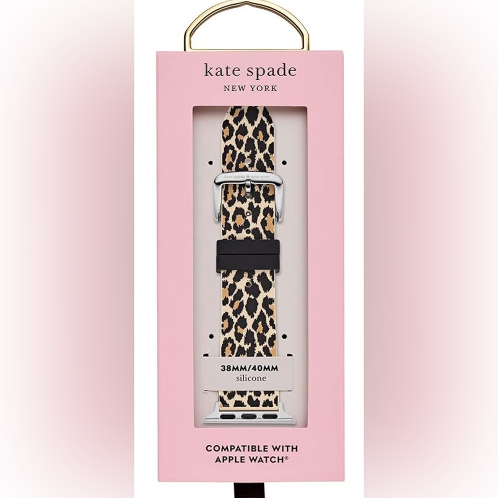 Kate Spade Leopard print watch band NWT - Picture 1 of 6